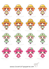 Cute Girls Series Sticker