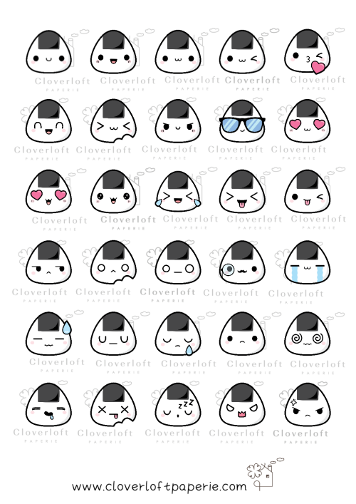 Onigiri Emoji Sticker