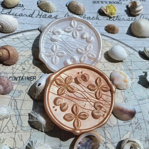 Seashell Bloom Wax Seal Stamp (Pre-Order)