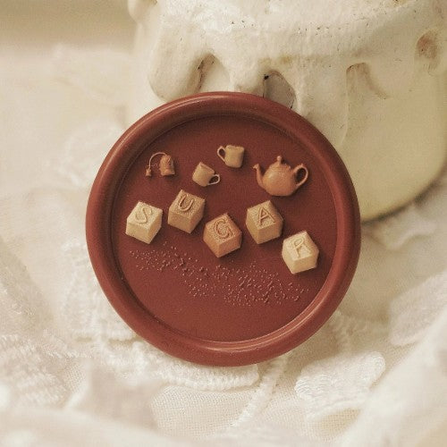 Cafe Sugar Cubes Wax Seal Stamp (Pre-Order)