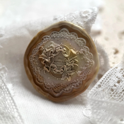 Lily Lace Sentiment Wax Seal Stamp (Pre-Order)