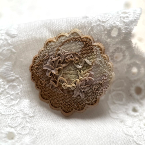 Lily Lace Sentiment Wax Seal Stamp (Pre-Order)
