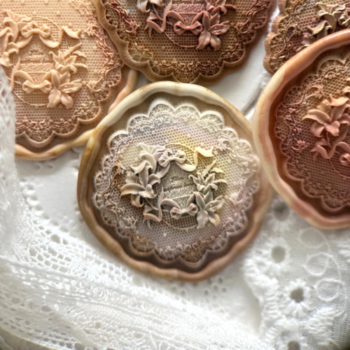 Lily Lace Sentiment Wax Seal Stamp (Pre-Order)