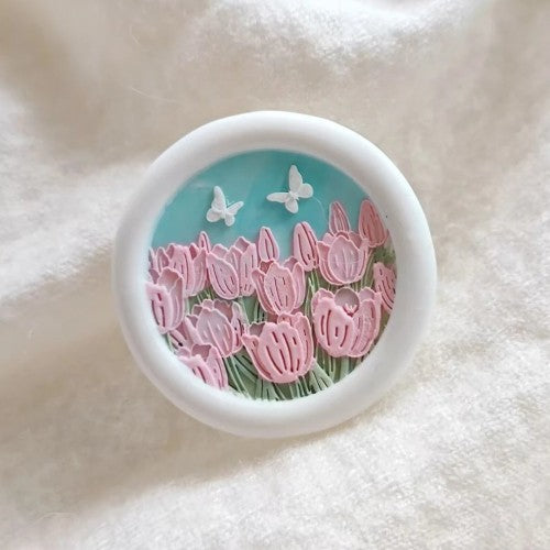 Tulip Field Wax Seal Stamp (Pre-Order)