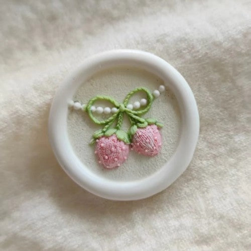 Knitted Strawberry Wax Seal Stamp (Pre-Order)
