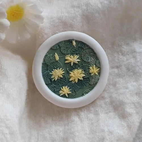 Serene Lily Pond Wax Seal Stamp (Pre-Order)