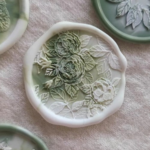 Blooming Roses Wax Seal Stamp (Pre-Order)