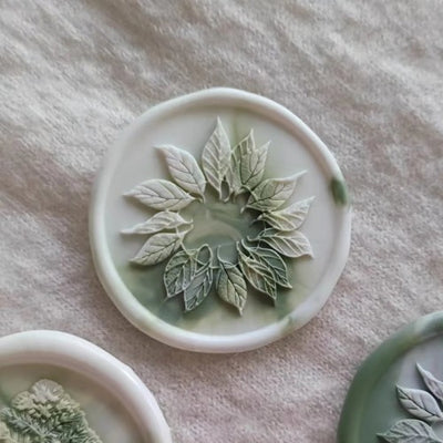 Foliage Wreath Wax Seal Stamp (Pre-Order)