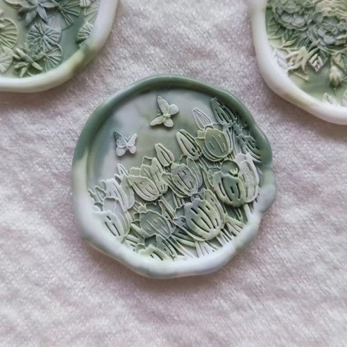 Tulip Field Wax Seal Stamp (Pre-Order)