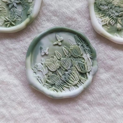 Tulip Field Wax Seal Stamp (Pre-Order)