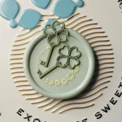 Lucky Clover Key Wax Seal Stamp (Pre-Order)