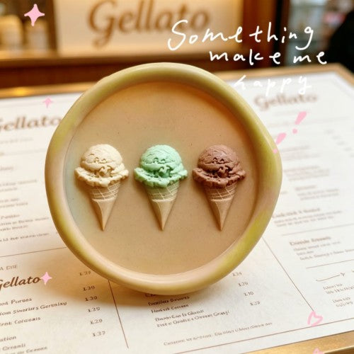 Gelato Trio Wax Seal Stamp (Pre-Order)