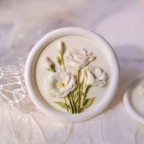 Whispering Eustoma Wax Seal Stamp (Pre-Order)