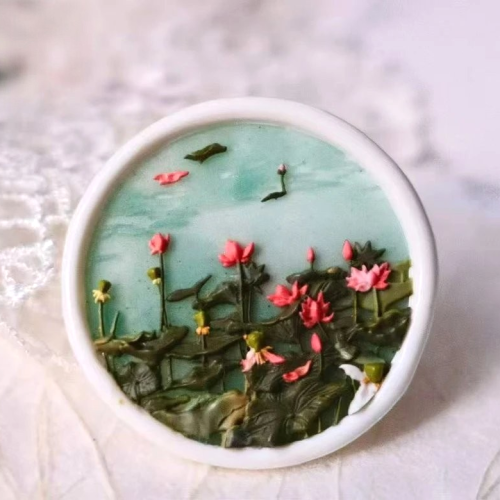 Lotus Pond Serenade Wax Seal Stamp (Pre-Order)