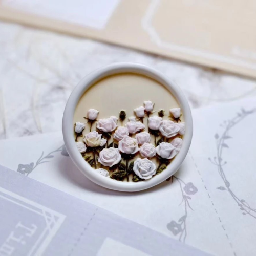 Garden Bed of Roses Wax Seal Stamp (Pre-Order)