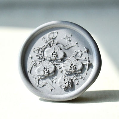Orchid Ribbon Wax Seal Stamp (Pre-Order)
