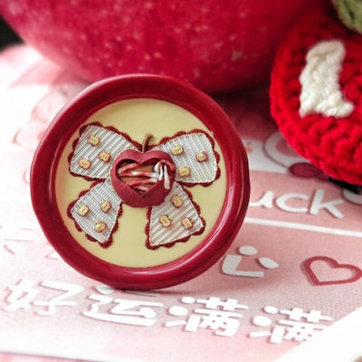 Berry Cute Apple Bow Wax Seal Stamp (Pre-Order)