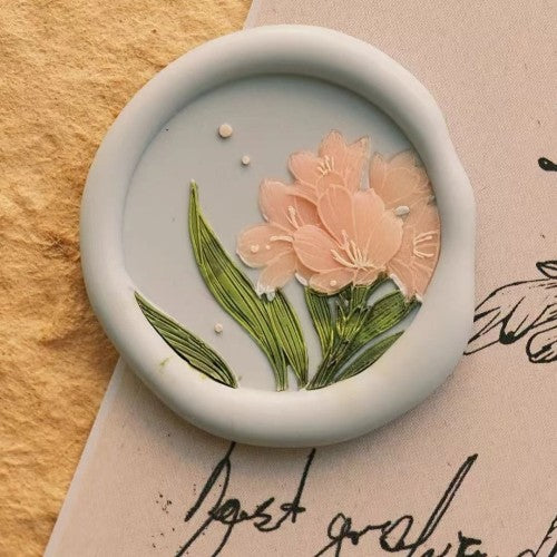 Clivia in Bloom Wax Seal Stamp (Pre-Order)
