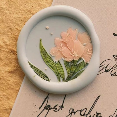 Clivia in Bloom Wax Seal Stamp (Pre-Order)
