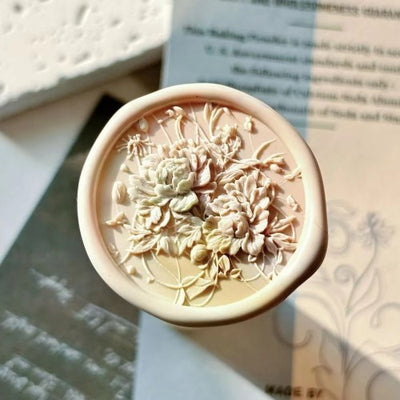 Timeless Peony Wax Seal Stamp (Pre-Order)