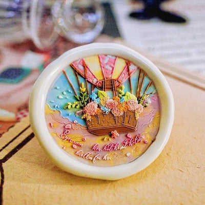 Hot Air Bloom Wax Seal Stamp (Pre-Order)