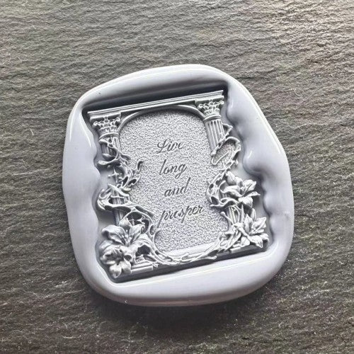 Flourishing Floral Pillars Wax Seal Stamp (Pre-Order)