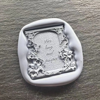Flourishing Floral Pillars Wax Seal Stamp (Pre-Order)