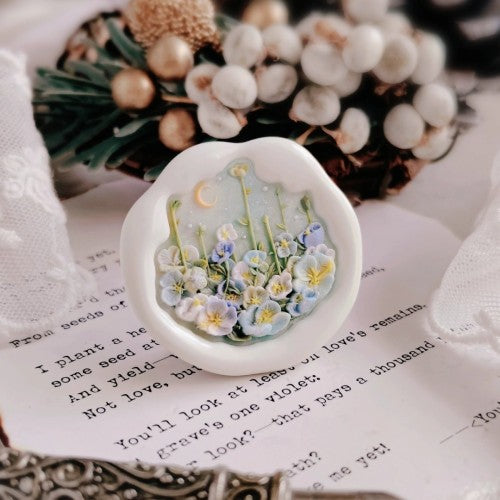 The Lunar Posy Collection Wax Seal Stamp (Pre-Order)
