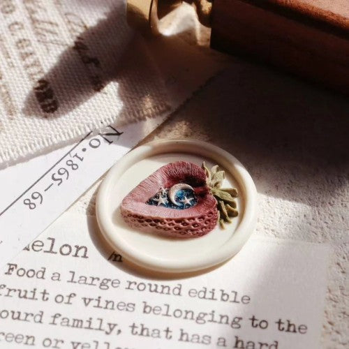 Starry Strawberry Wax Seal Stamp (Pre-Order)