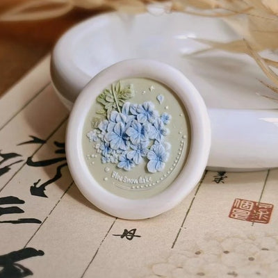 Leadwort Bloom Wax Seal Stamp (Pre-Order)