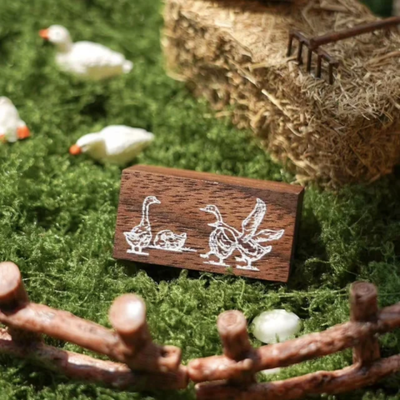 Countryside Collection Wooden Rubber Stamp (Pre-Order)