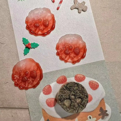 Fraise Fleur Wax Seal Stamp (Pre-Order)