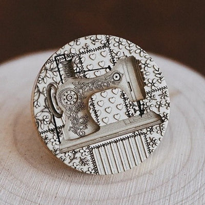 Retro Sewing Machine Wax Seal Stamp (Pre-Order)