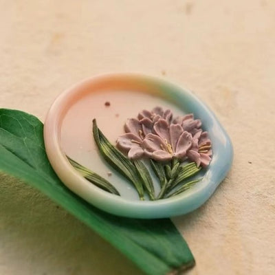 Clivia in Bloom Wax Seal Stamp (Pre-Order)