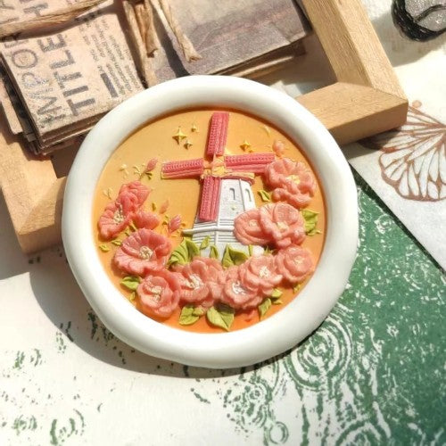 Blossoms by the Windmill Wax Seal Stamp (Pre-Order)