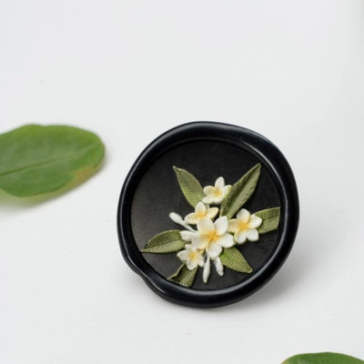 Plumeria Bloom Series Wax Seal Stamp (Pre-Order)