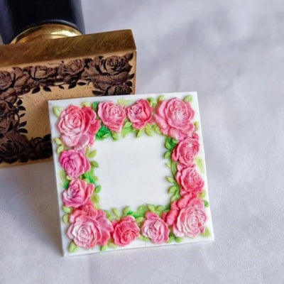 Rosarium Frame Wax Seal Stamp (Pre-Order)