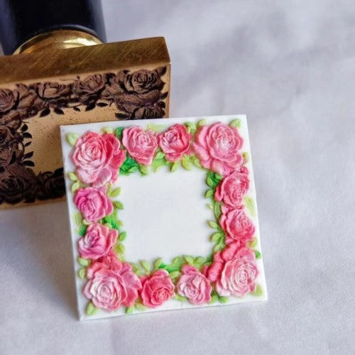 Rosarium Frame Wax Seal Stamp (Pre-Order)