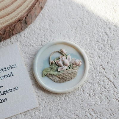 Botanical Basket Series Wax Seal Stamp (Pre-Order)