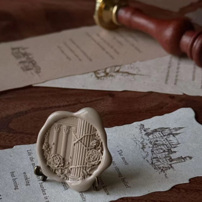 Roman Garden Seal Stamp