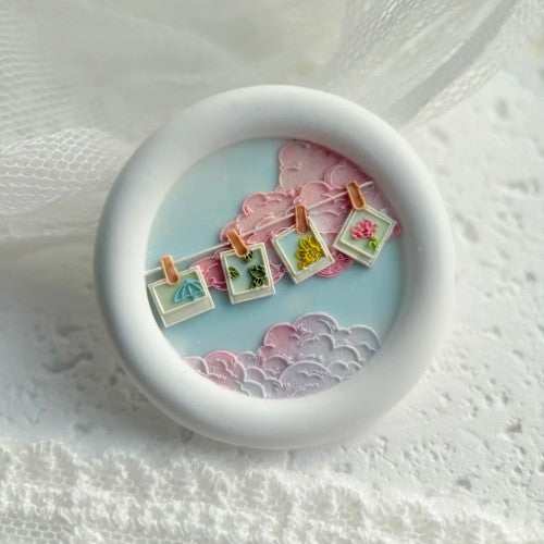 Cloudscape Polaroid Wax Seal Stamp (Pre-Order)