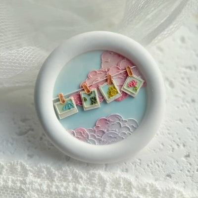 Cloudscape Polaroid Wax Seal Stamp (Pre-Order)