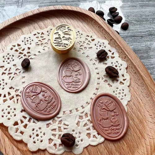 No Coffee No Life Wax Seal Stamp