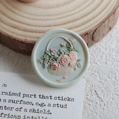 Botanical Basket Series Wax Seal Stamp (Pre-Order)