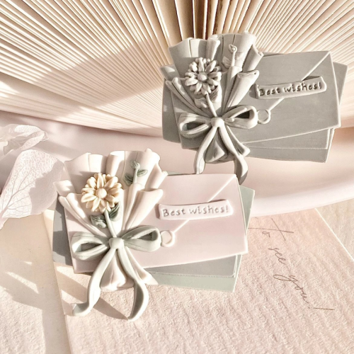 Best Wishes Bouquet Wax Seal Stamp (Pre-Order)