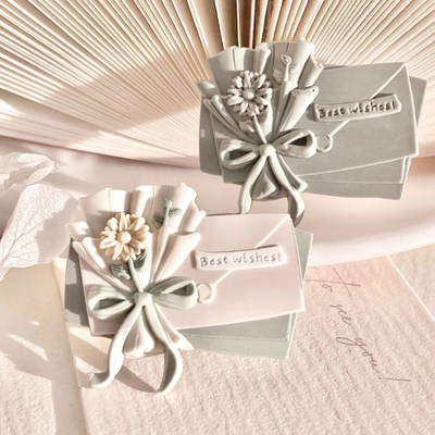 Best Wishes Bouquet Wax Seal Stamp (Pre-Order)