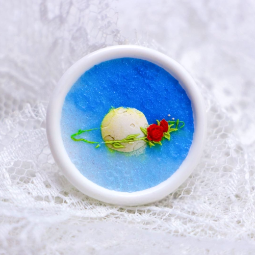 Voyage to the Rose Planet Wax Seal Stamp (Pre-Order)