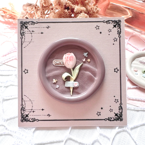 Date with a Tulip Wax Seal Stamp (Pre-Order)
