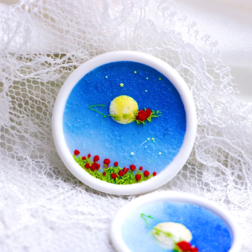 Voyage to the Rose Planet Wax Seal Stamp (Pre-Order)