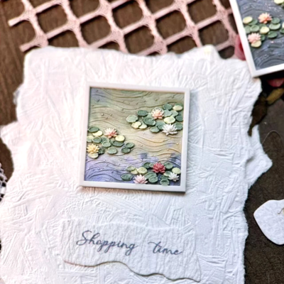 Painterly Lily Pond Wax Seal Stamp (Pre-Order)
